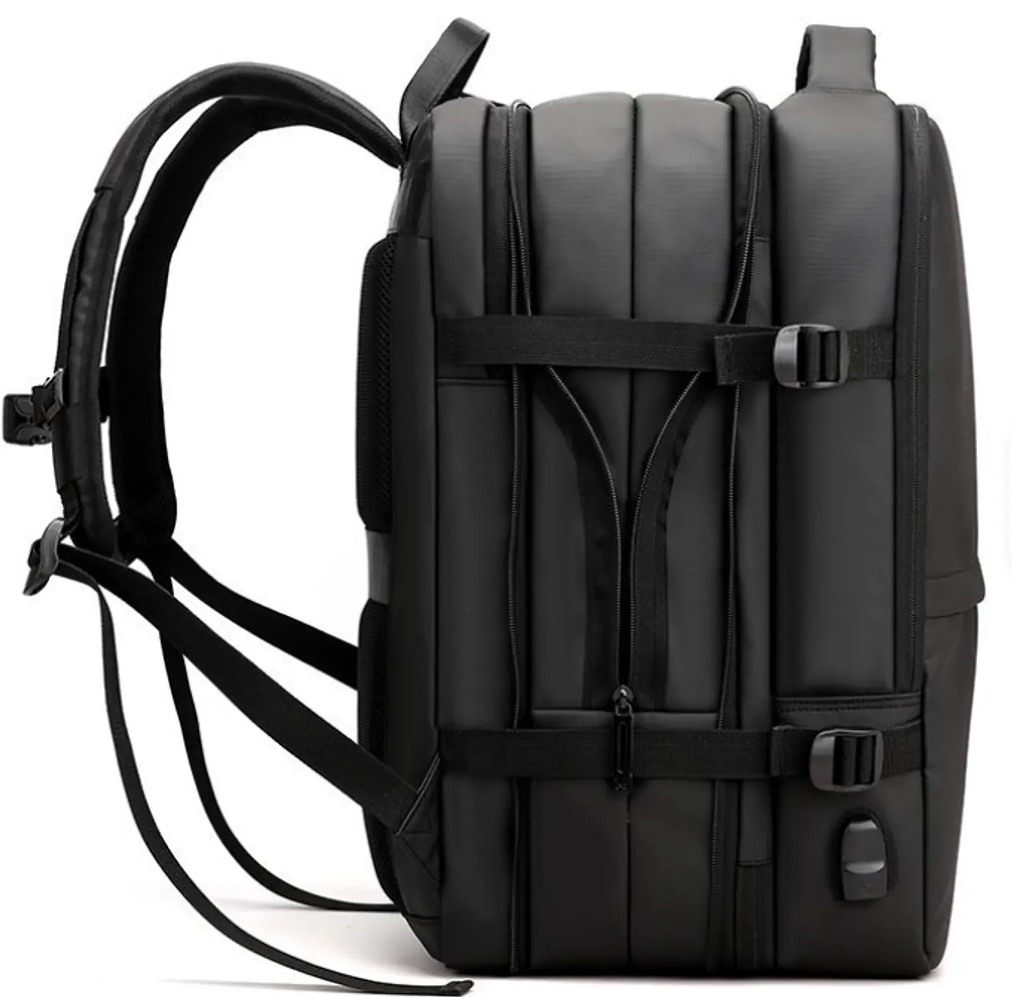 Mochila de Viaje Bolsillos Laterales y Logo Personalizado 5