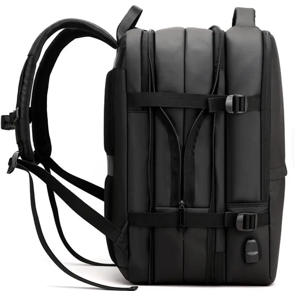 Mochila de Viaje Bolsillos Laterales y Logo Personalizado 5