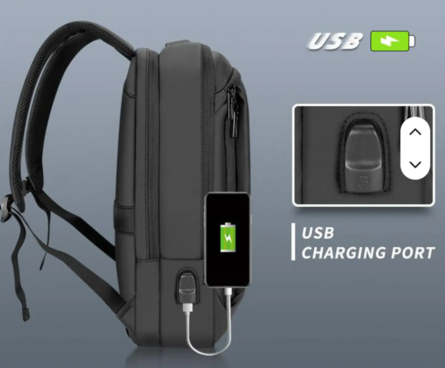 Mochila Antirrobo para Notebook 16