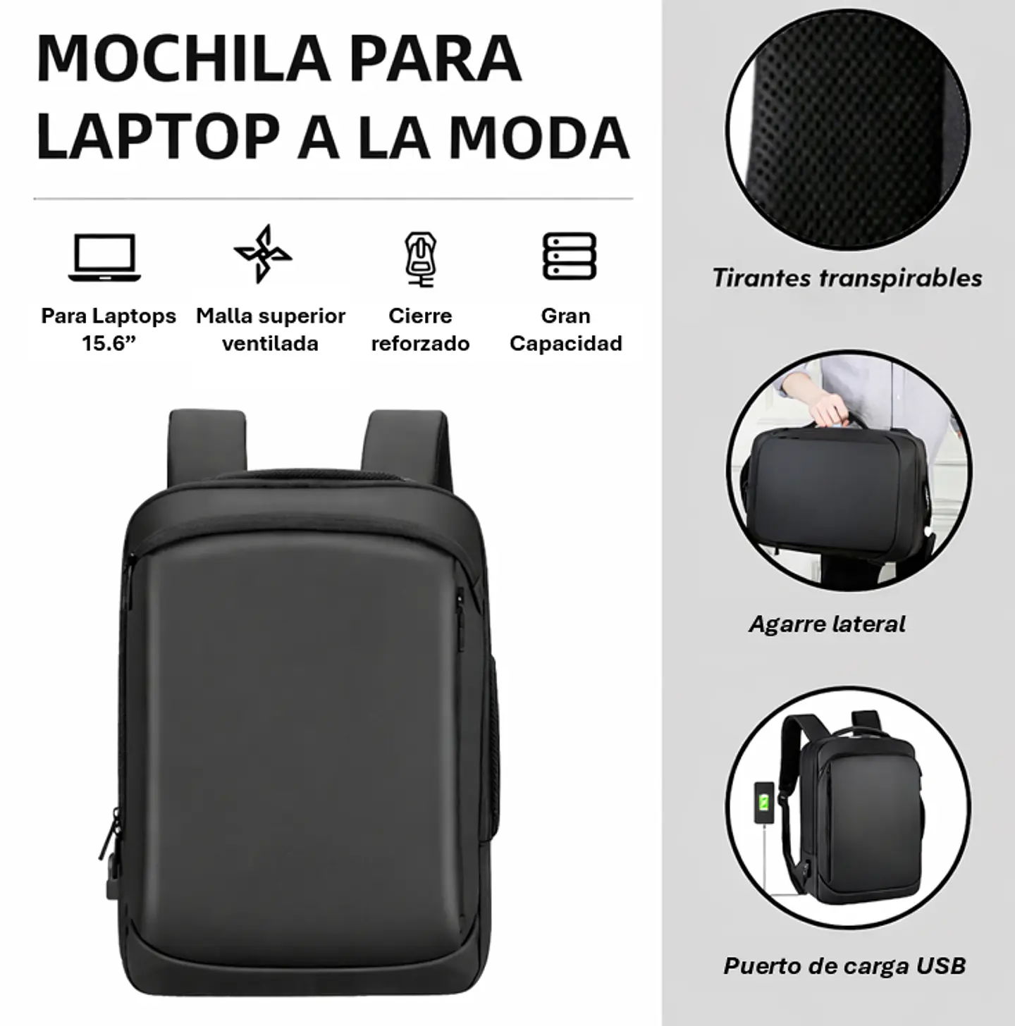 Mochila Antirrobo para Notebook 16