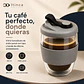 Taza Mug Café Doble Pared Vidrio Borosilicato Java 350ml - Miniatura 2