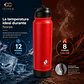 Termo Botella de Agua Hydra Go - Roja - Miniatura 4