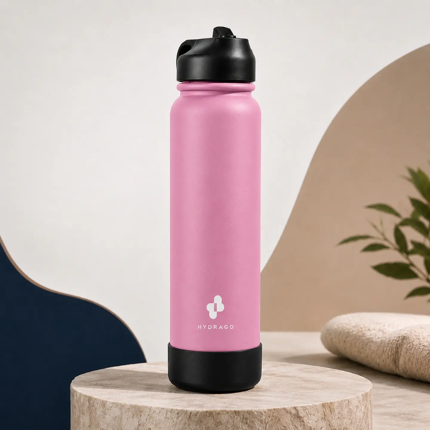Termo Botella de Agua Hydra Go - Rosa 1