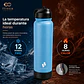 Termo Botella de Agua Hydra Go - Celeste - Miniatura 3