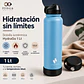 Termo Botella de Agua Hydra Go - Celeste - Miniatura 2