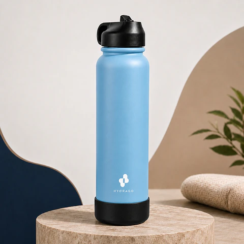 Termo Botella de Agua Hydra Go - Celeste
