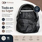 Mochila Way Tahg Porta Notebook 15.6 Unisex Urbana Gris  - Miniatura 4