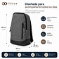 Mochila Way Tahg Porta Notebook 15.6 Unisex Urbana Gris  - Miniatura 3