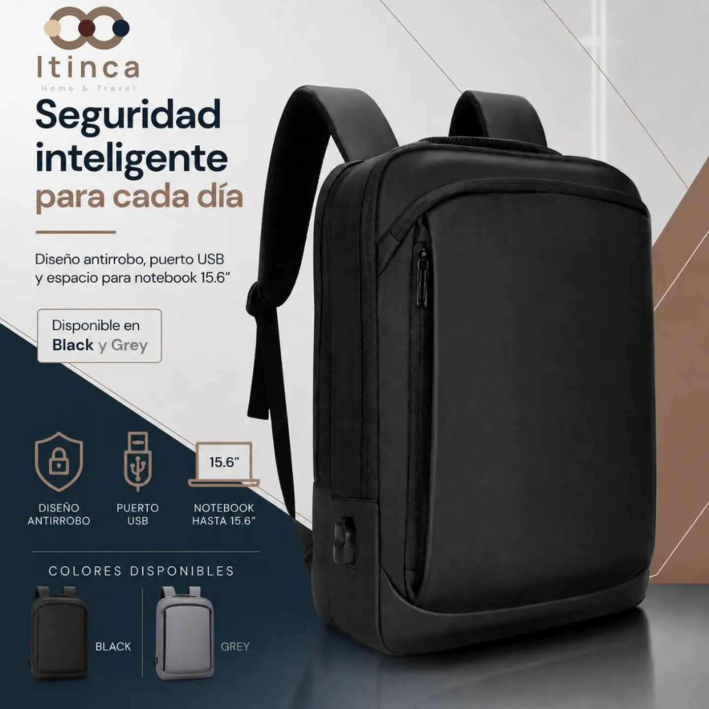 Mochila Antirrobo Lauca | Notebook 16
