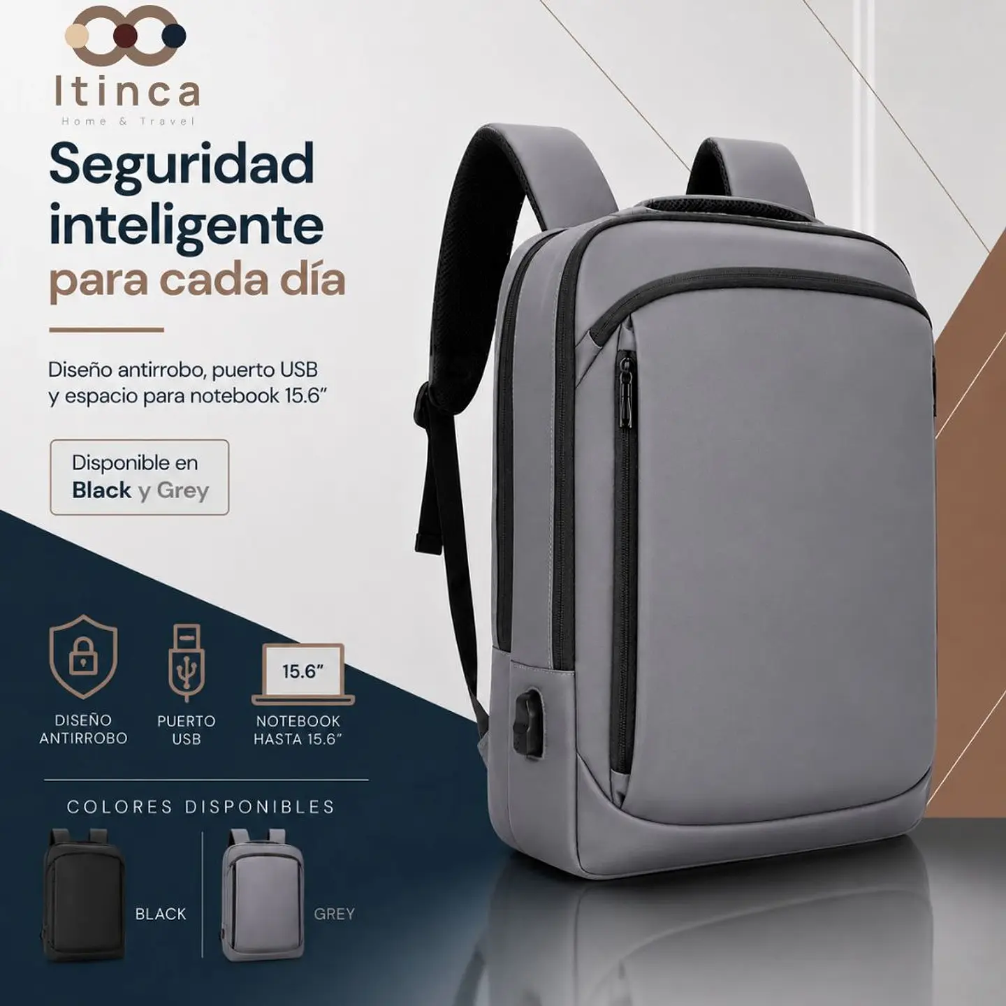 Mochila Antirrobo Lauca | Notebook 16