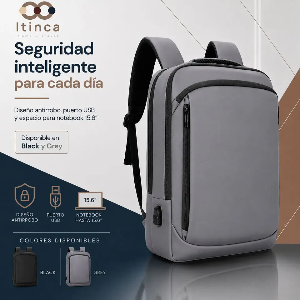 Mochila Antirrobo Lauca | Notebook 16