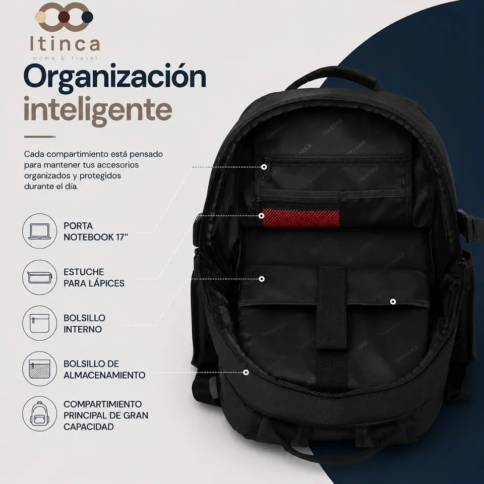 Mochila Urbana Rapel | Porta Notebook 17