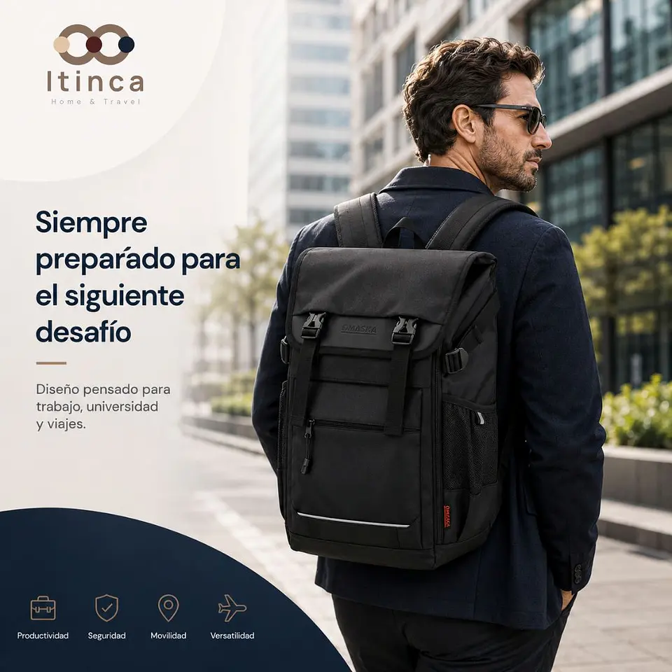 Mochila Ejecutiva Urban Toltén | Porta Notebook 17