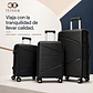 Maleta Quizapu PP | Cerradura TSA | Ruedas 360° | Black, Dark Grey y Dark Blue - Miniatura 7