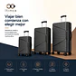 Maleta Quizapu PP | Cerradura TSA | Ruedas 360° | Black, Dark Grey y Dark Blue - Miniatura 6