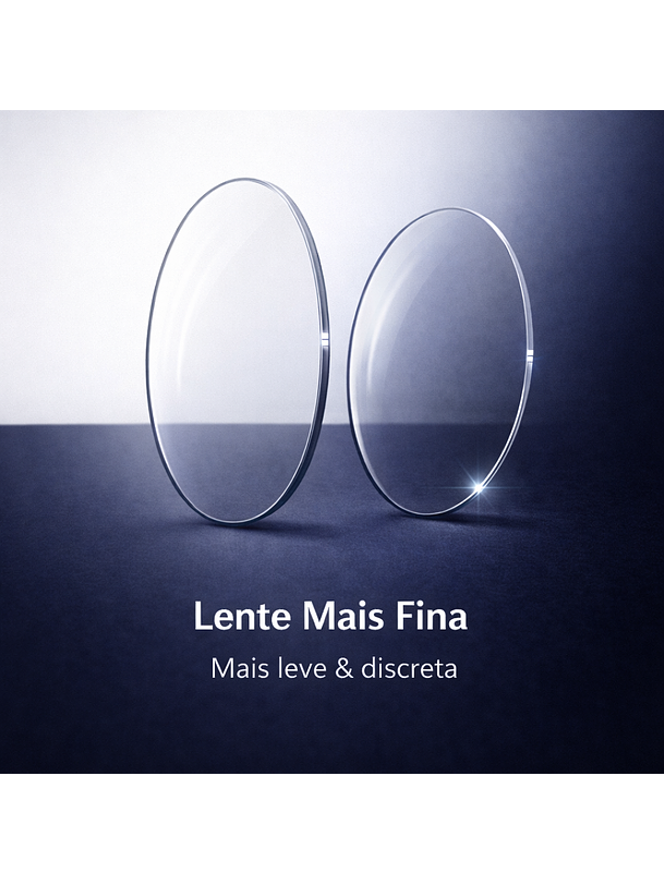 Lente mais fina e leve 1