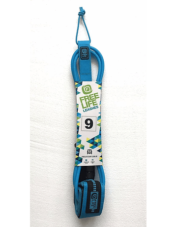 LEASH FREELIFE 9FT/8MM CELESTE