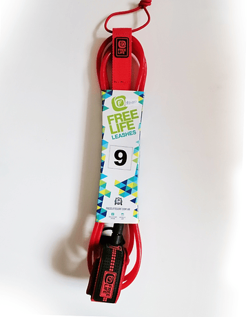 LEASH FREELIFE 9FT /8MM ROJO 