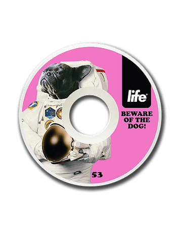Ruedas Life - Dog Pink Cónicas - 53mm