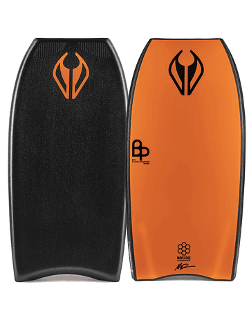 Bodyboard MND Ben Player Control Griptech Black / Orange 