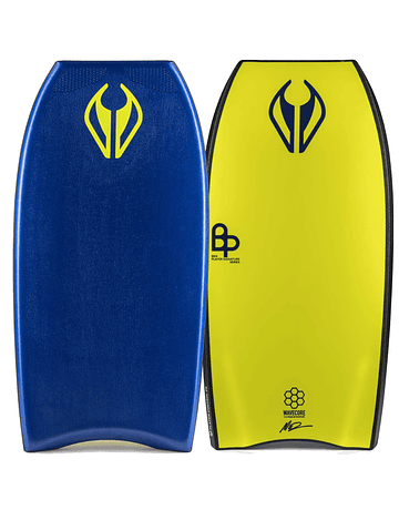 Bodyboard MND Ben Player Control Griptech Dark Blue / Fluor Yellow 