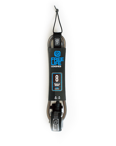 LEASH FREELIFE 8 FT 7MM HEAVY SERIES Black