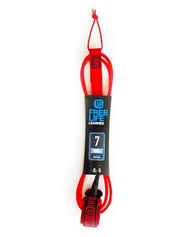 LEASH FREELIFE 7 FT 8MM HEAVY SERIES RED