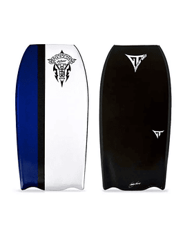 Bodyboard GT Flash Bat Tail Blue Graphic – White (41-42-43)