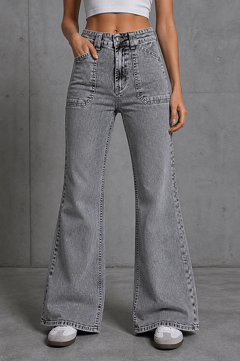 Jeans Efesis Flare gris 