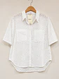 Blusa Wados Manga Corta Schiffli blanca - Miniatura 1