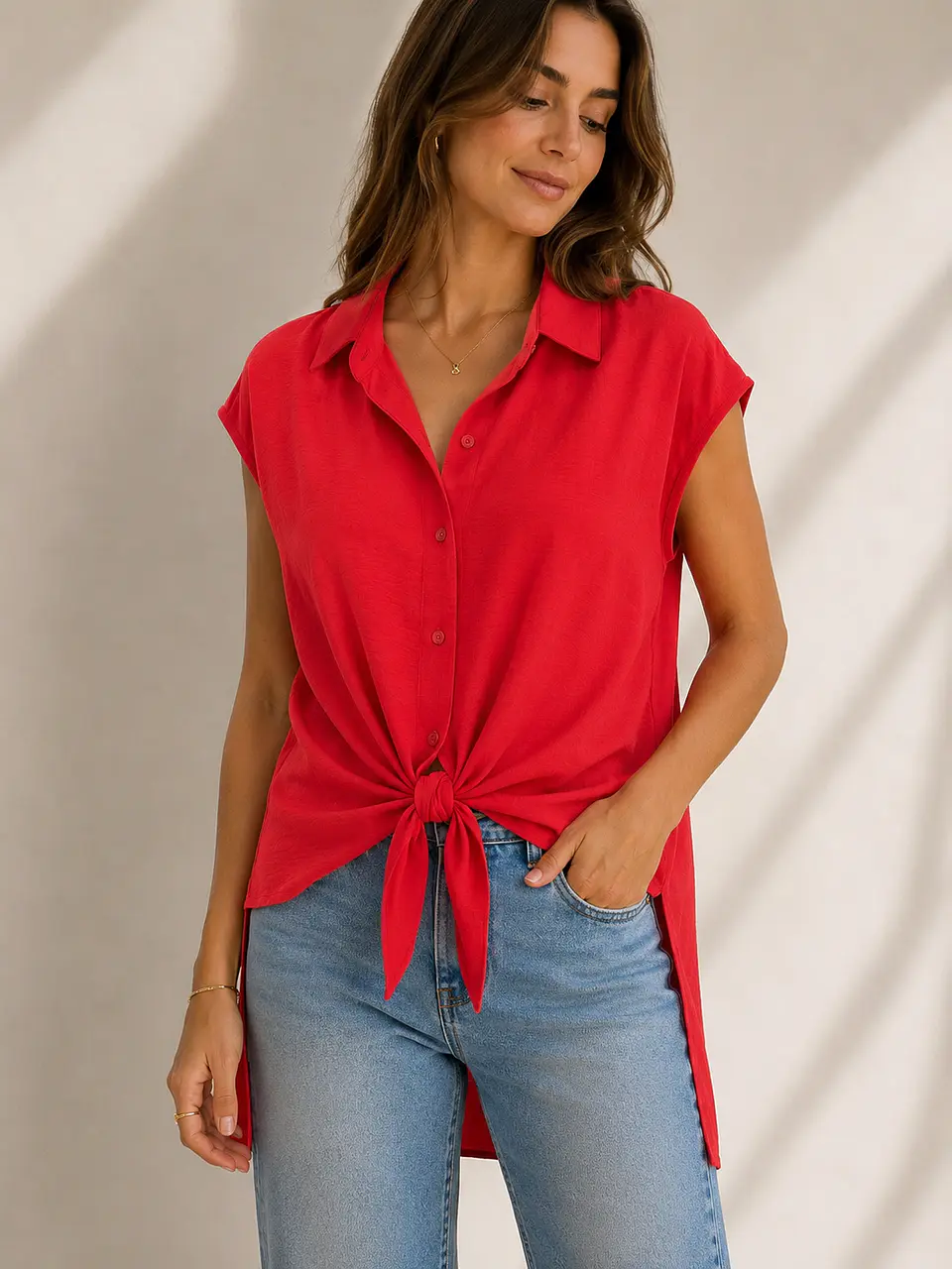 Blusa sin mangas Wados Roja 4