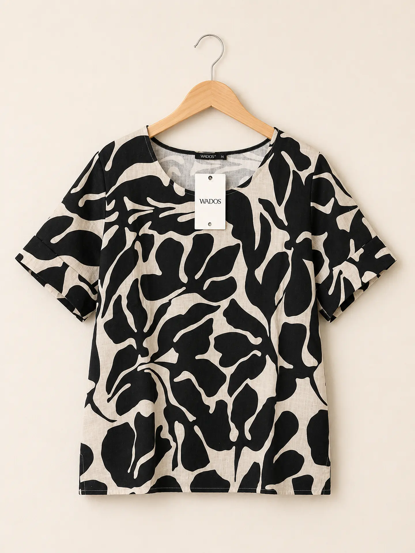 Blusa manga corta Lino Wados 1