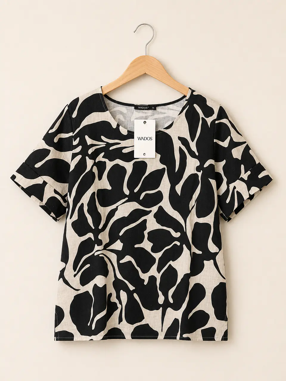 Blusa manga corta Lino Wados 1