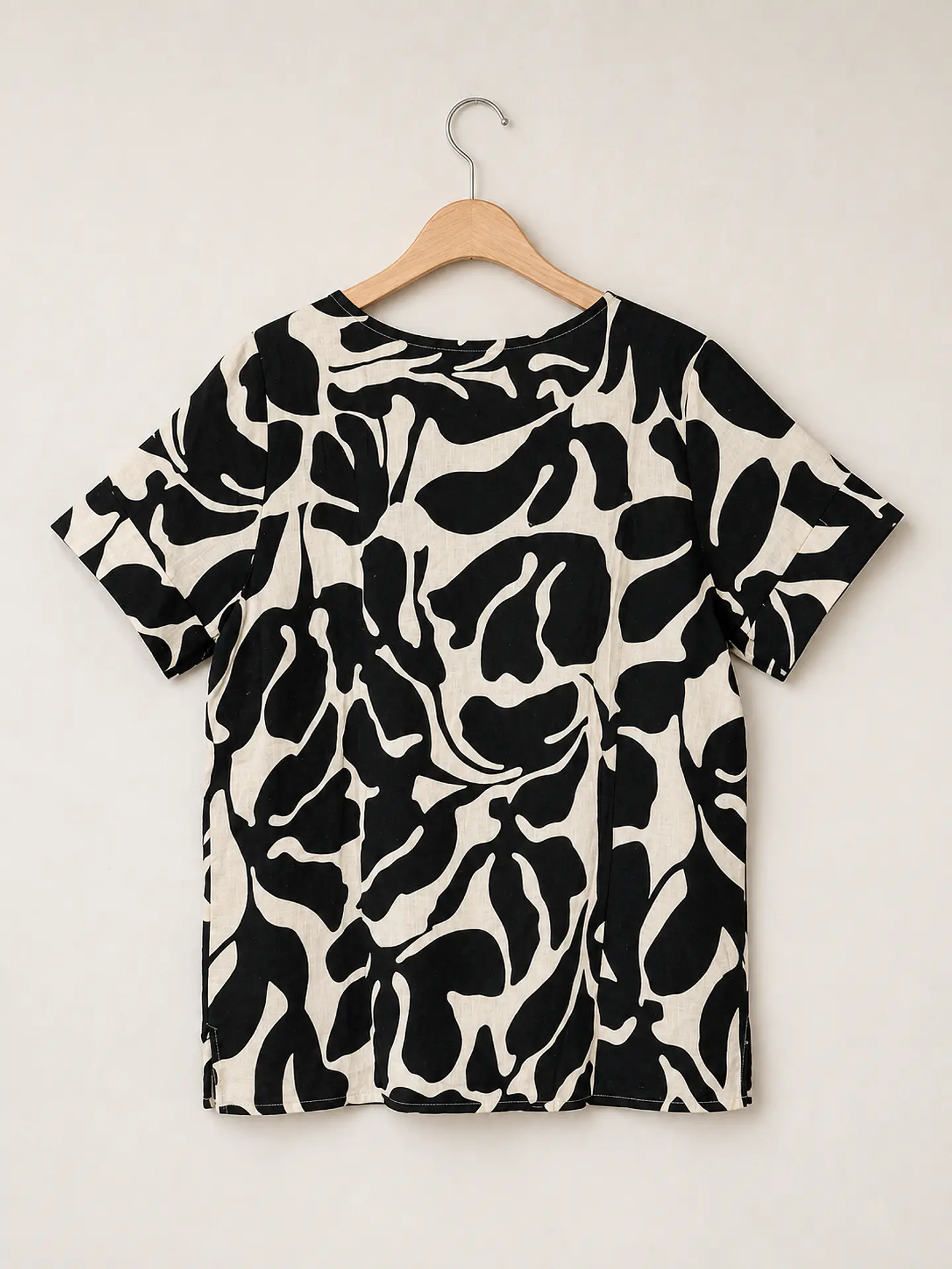 Blusa manga corta Lino Wados 3