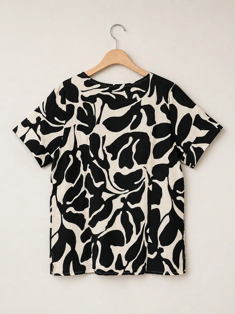 Blusa manga corta Lino Wados 3