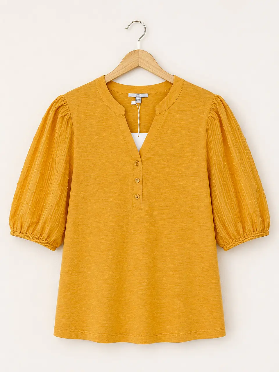 Polera manga corta Naranja Wados 1