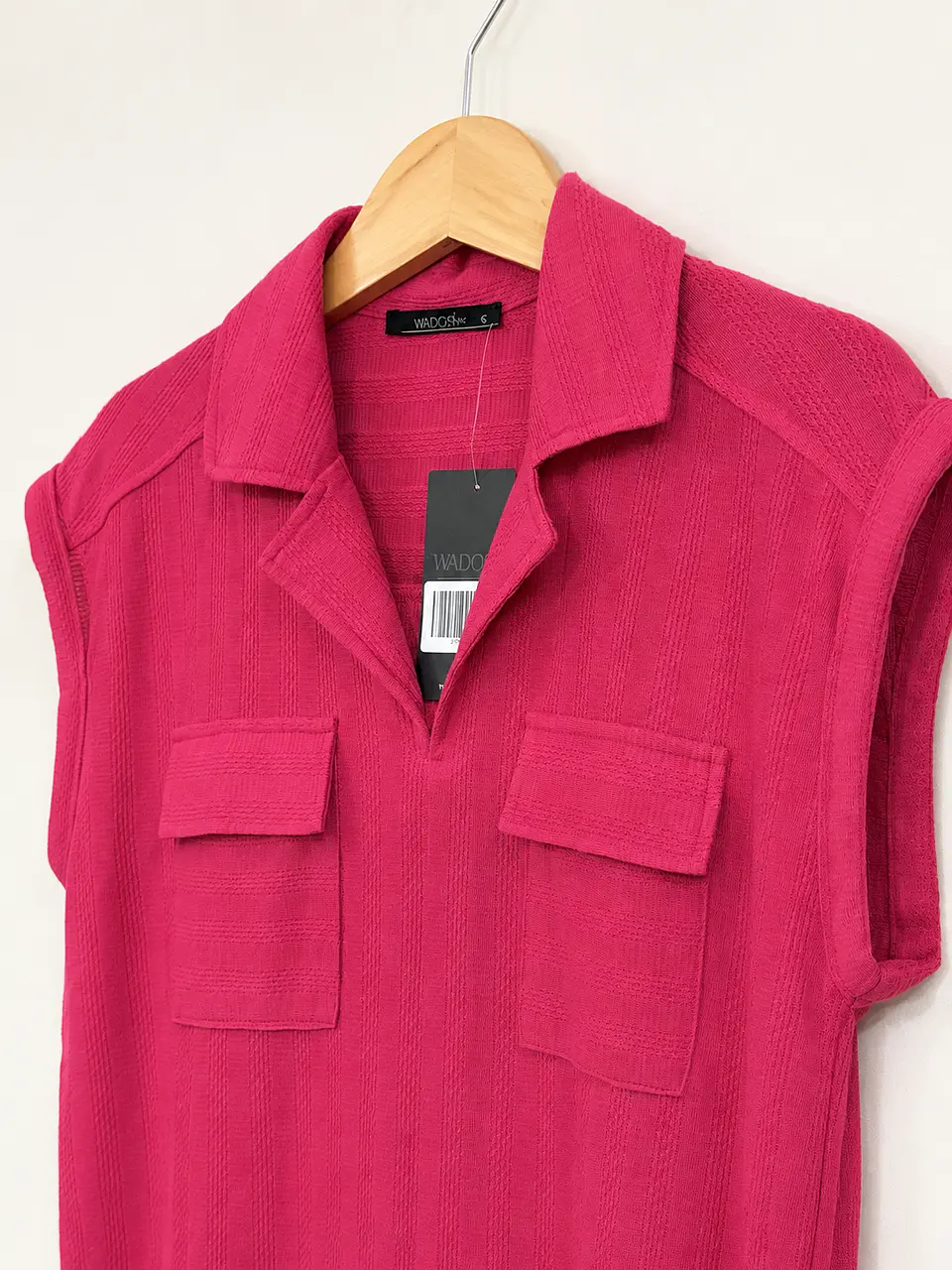 Blusa manga corta Fucsia Wados 3