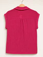 Blusa manga corta Fucsia Wados - Miniatura 2
