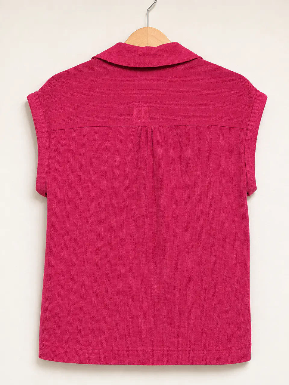 Blusa manga corta Fucsia Wados 2