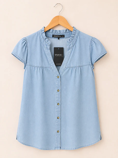 Blusa manga corta Lyocell Wados