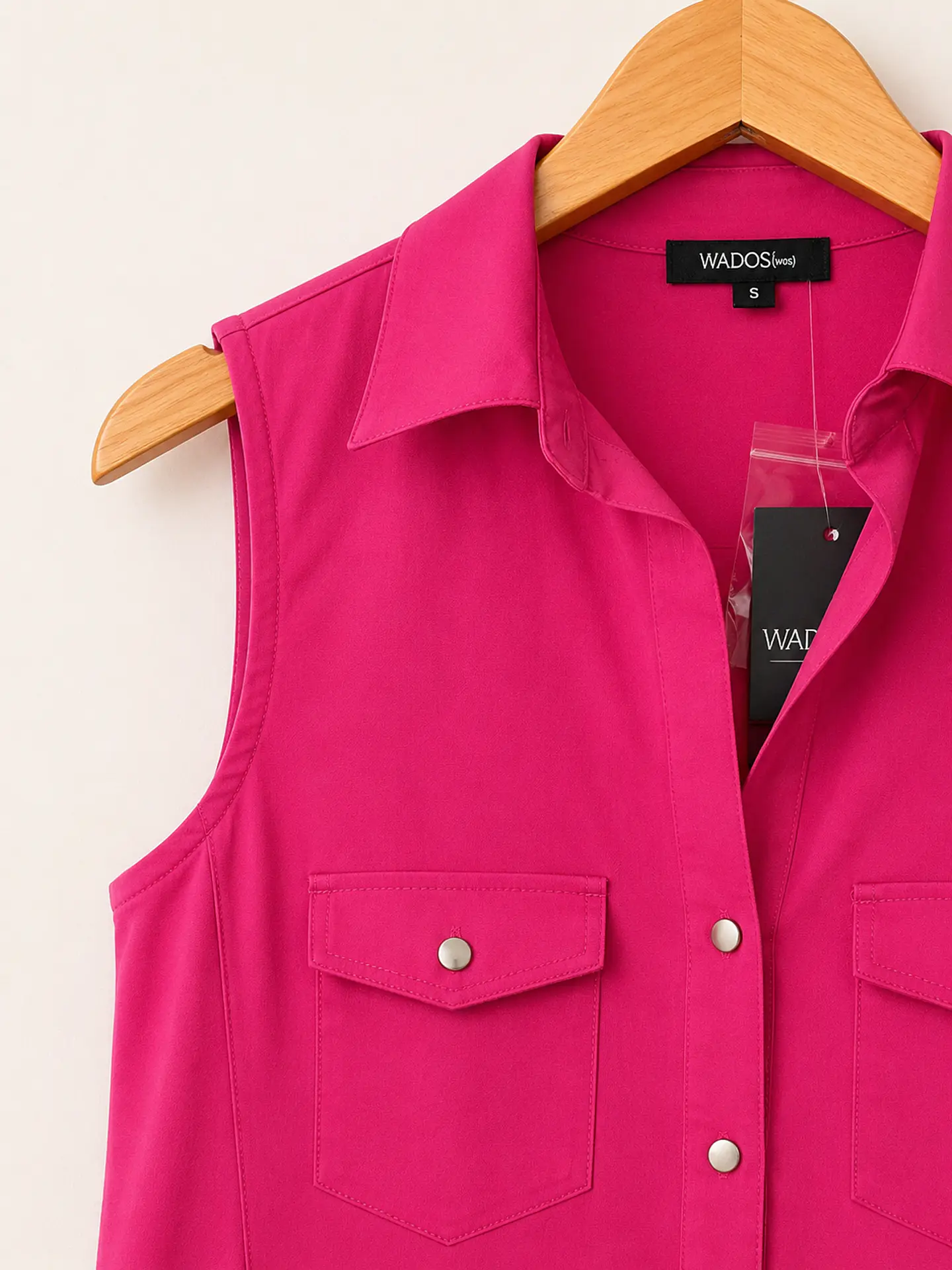 Blusa sin mangas Fucsia Wados 2