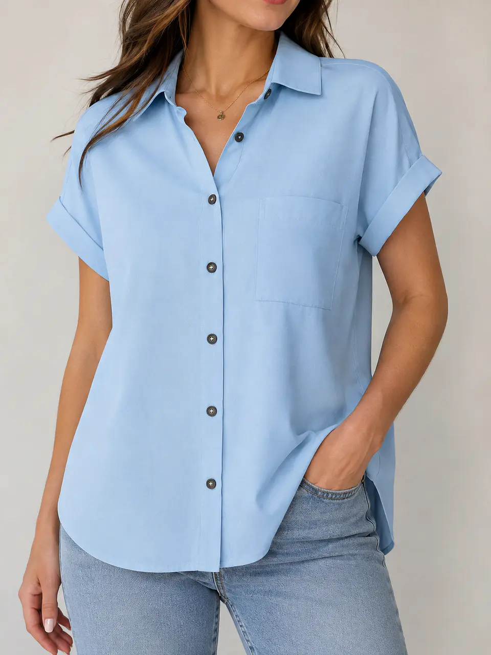Blusa manga corta Celeste Wados 4