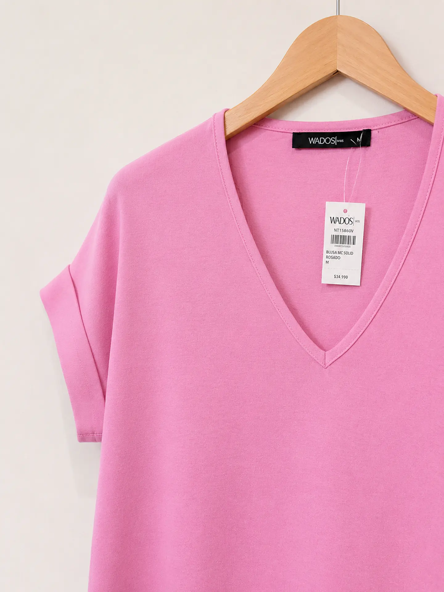 Blusa manga corta Rosada Wados 3