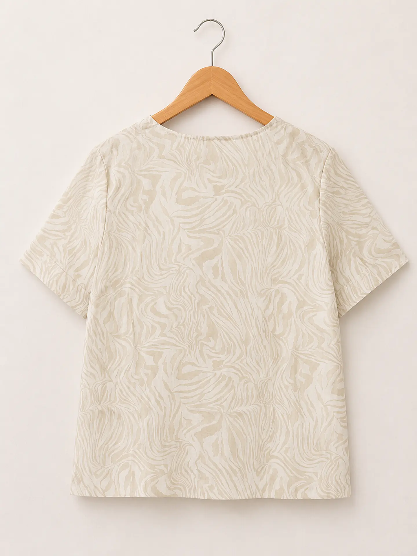 Blusa Lino manga corta Crudo Wados 2