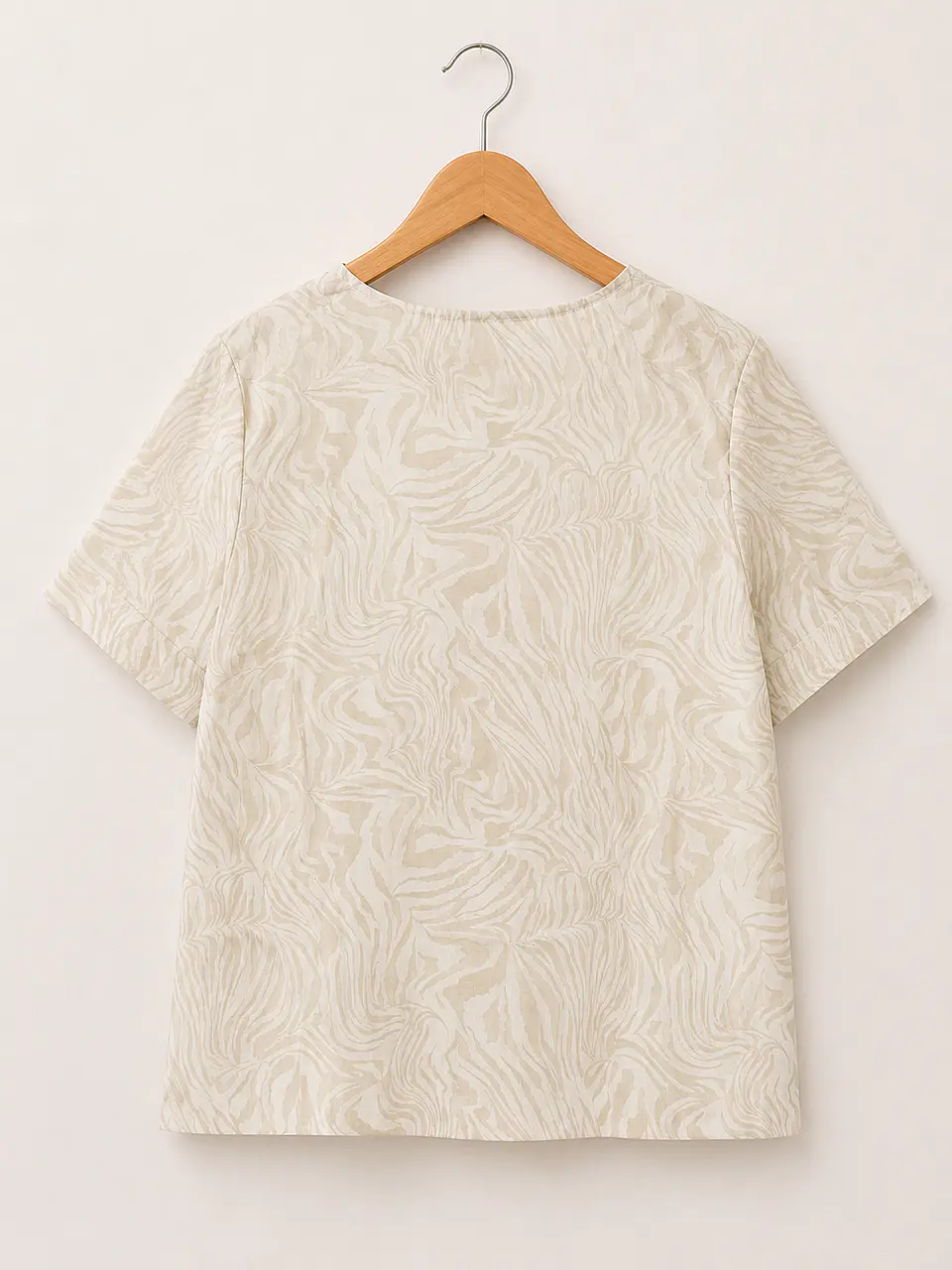 Blusa Lino manga corta Crudo Wados 2