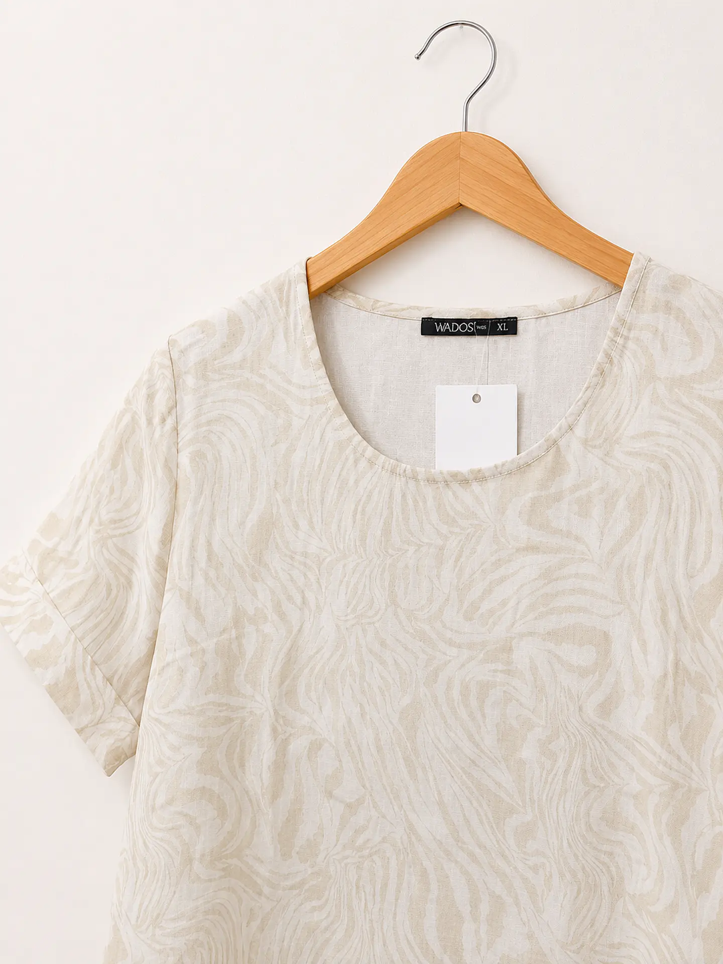 Blusa Lino manga corta Crudo Wados 3