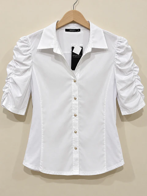 Blusa manga corta blanca Wados 