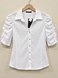 Blusa manga corta blanca Wados  - Miniatura 1