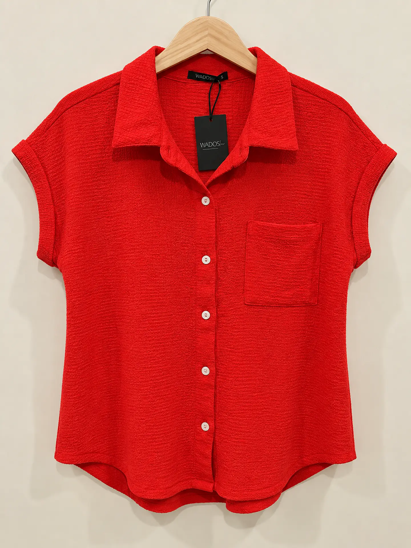 Blusa manga corta Naranja Wados 1