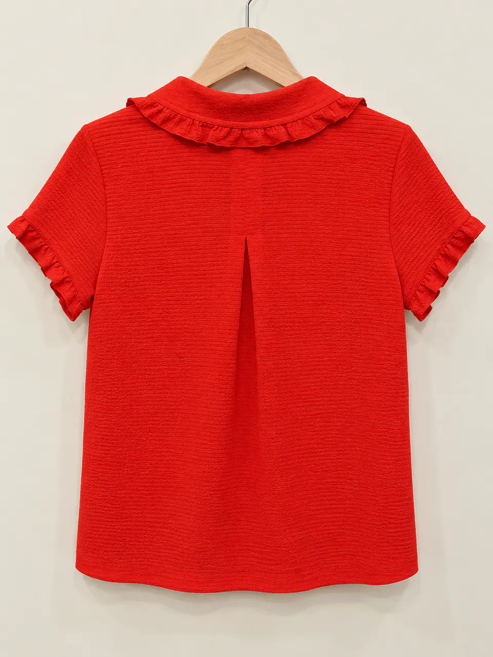 Blusa manga corta Naranja Wados 3